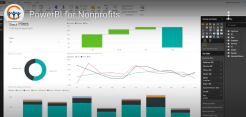 Power BI for nonprofits reports