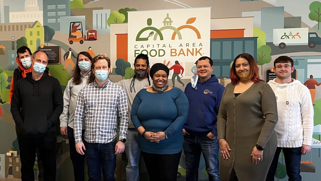 Community IT Volunteers with Capitol Area Food Bank