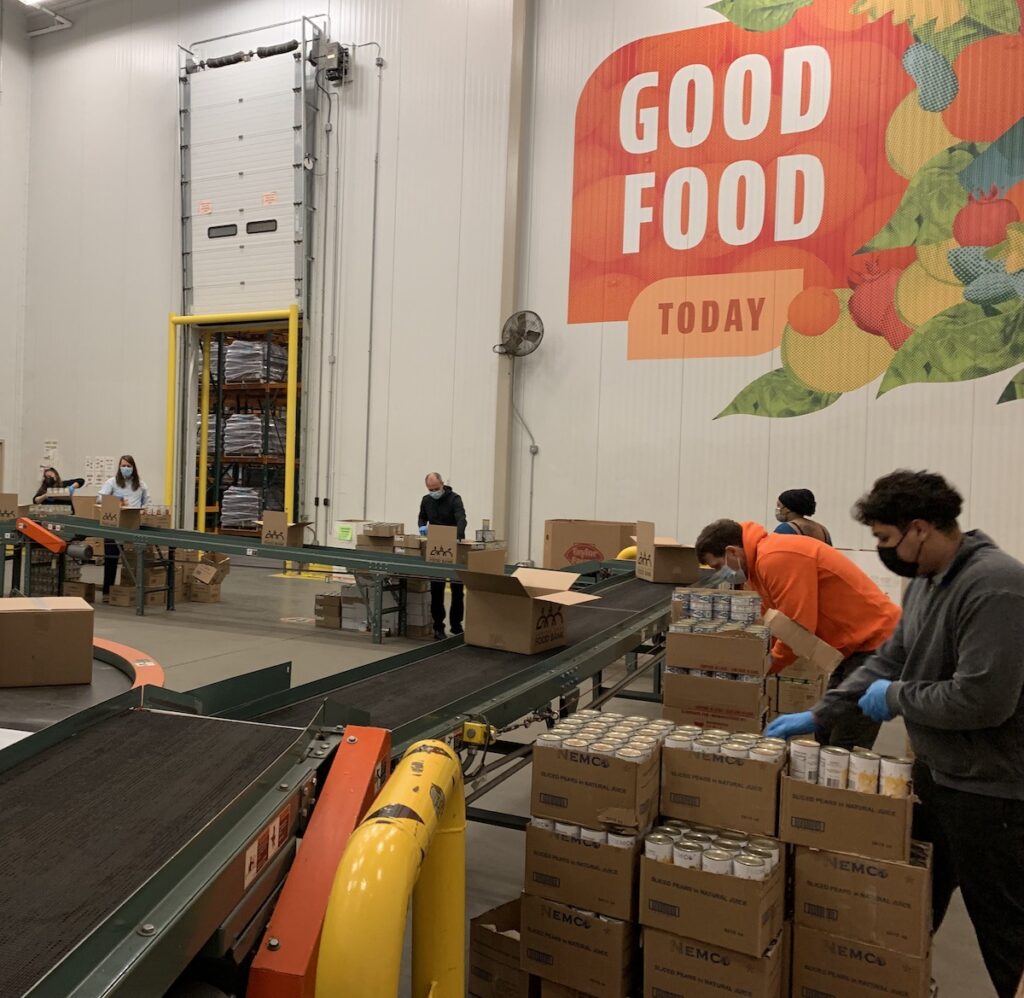 Community IT Volunteers with Capitol Area Food Bank
