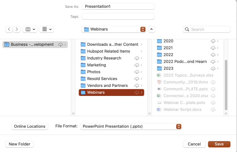 SharePoint folders and files in shared folders example
