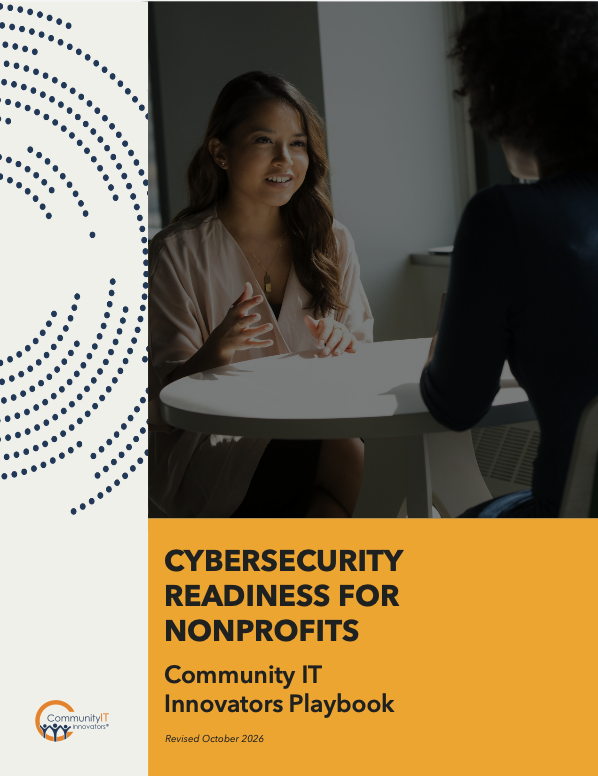 2026 Cybersecurity Playbook for Nonprofits cover graphic