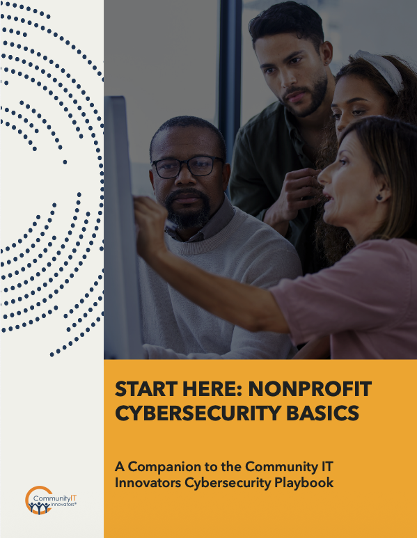 2026 Nonprofit Cybersecurity Basics cover graphic